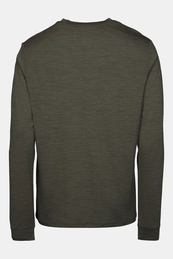 Ayacucho T-Shirt Midweight Merino T-Shirt Ls M Dark Moss