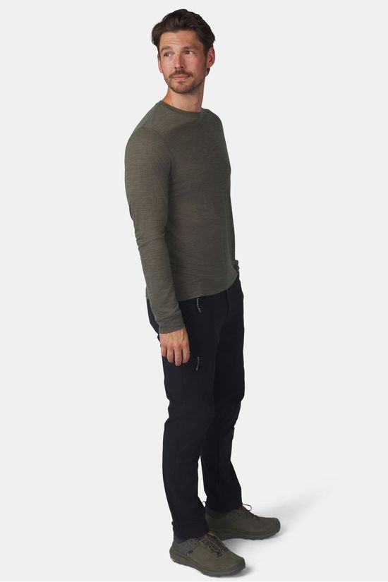 Ayacucho T-Shirt Midweight Merino T-Shirt Ls M Dark Moss