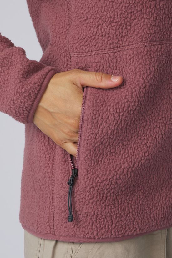 Haglöfs Fleece Funäs Pile Hood W Misty Mauve