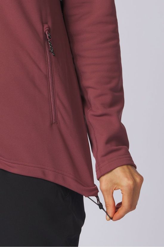 Haglöfs Fleece Rosson Mid Hood Misty Mauve
