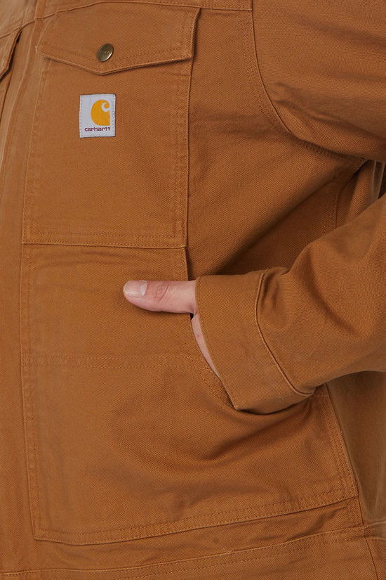 Carhartt Windstopper Rugged Flex™ Duck Berwick Jacket Carhartt Brown