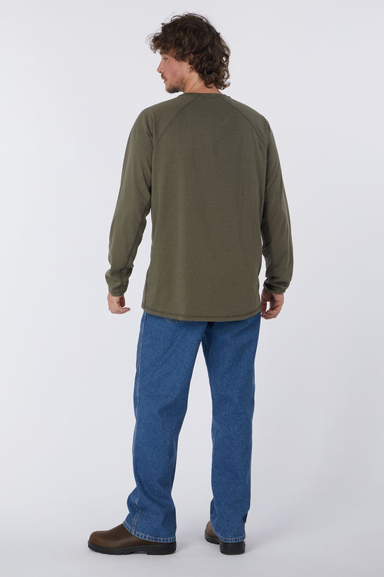 Carhartt T-Shirt Carhartt Force™ Relaxed Ls T-Shirt Basil Heather
