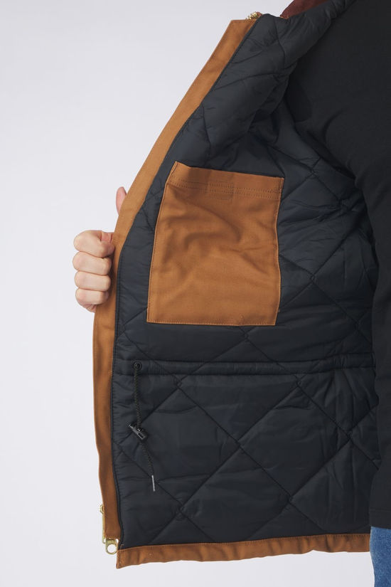 Carhartt Veste Firm Duck Traditional Coat Carhartt Brown
