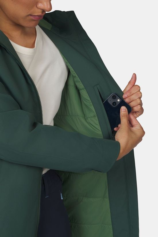 Ayacucho Veste Imperméable Skylar Insulated Parka W Jungle Green