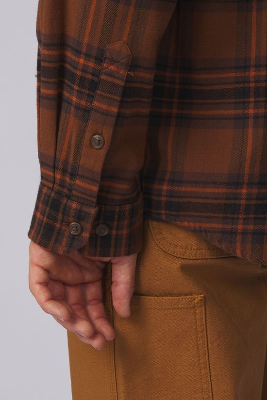 Carhartt Hemd Hamilton Relaxed Ls Plaid Shirt Red Duck