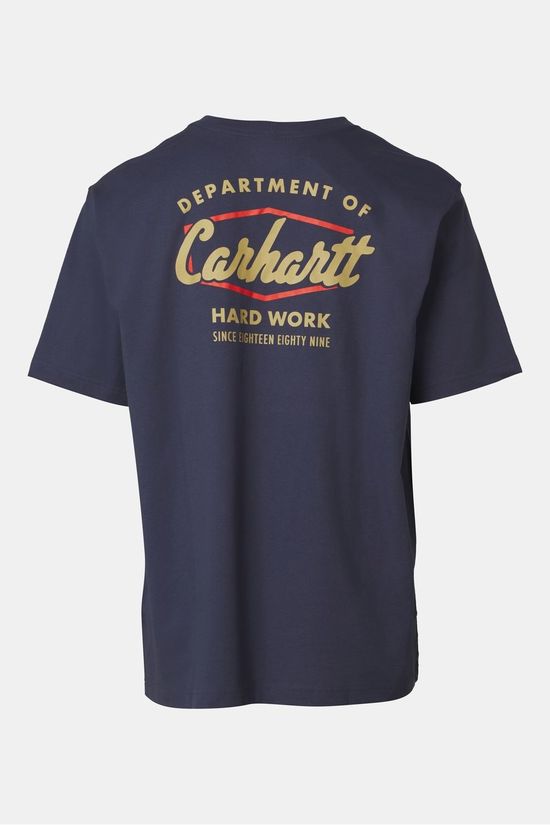 Carhartt T-Shirt Irvine Relaxed Hard Work T-Shirt Superstorm
