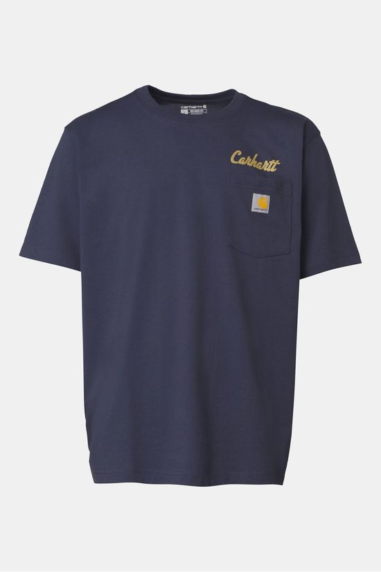 Carhartt T-Shirt Irvine Relaxed Hard Work T-Shirt Superstorm