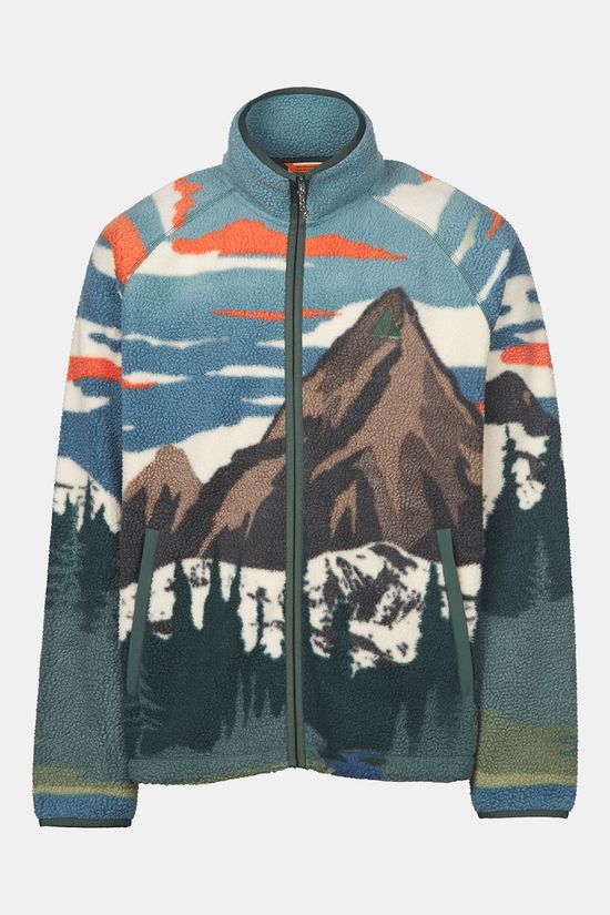 Ayacucho Polaire Stonecrop Fleece Fz M Orange Rust Pattern