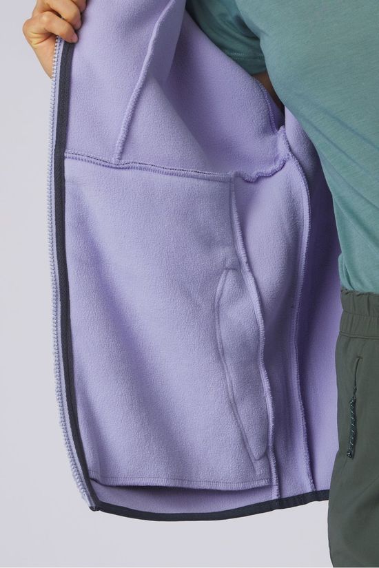 Sprayway Fleece Blea W Hooded Jacket Blue Thistle