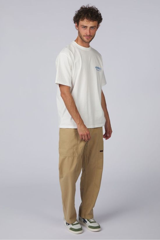 Gramicci T-Shirt Earth Tee White