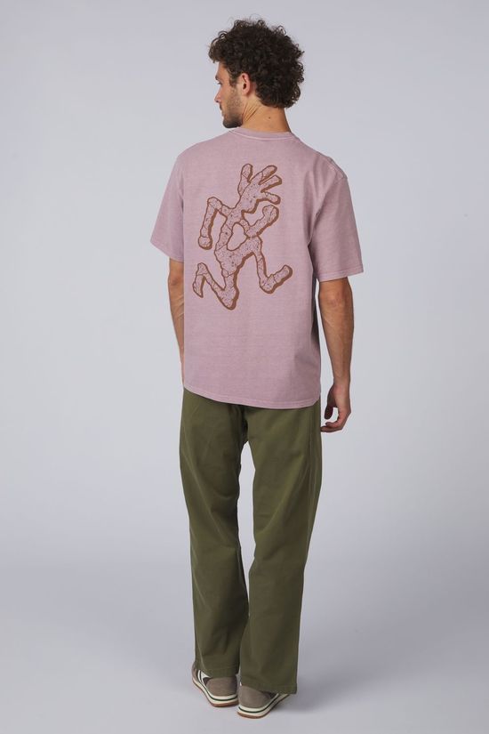 Gramicci T-Shirt Livin' Tee Pigment Dyed Lilac Pigment