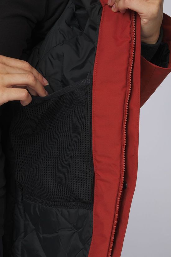 Didriksons 1913 Veste Felia Wns Parka Rust