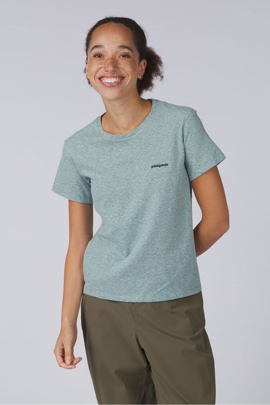 Patagonia T-Shirt P-6 Logo Responsibili-Tee Blue Sage