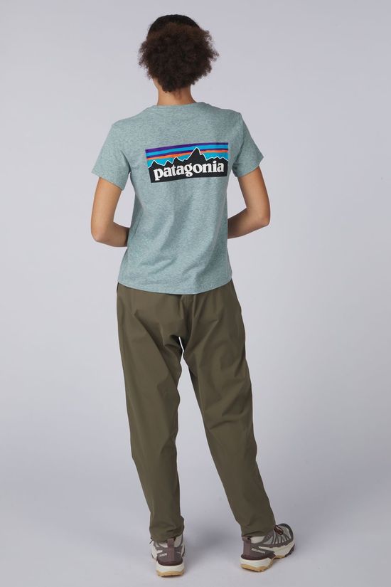 Patagonia T-Shirt P-6 Logo Responsibili-Tee Blue Sage