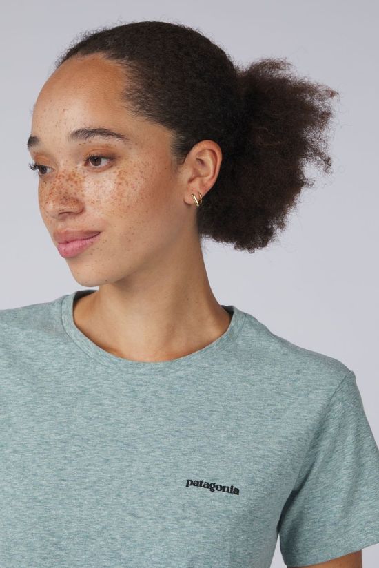 Patagonia T-Shirt P-6 Logo Responsibili-Tee Blue Sage