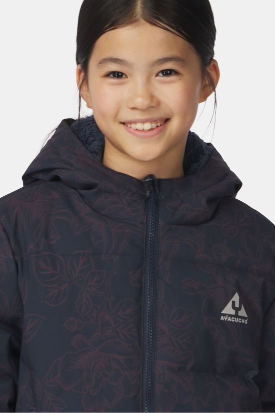 Ayacucho Doudoune Fussy Down Jacket G Navy Flower
