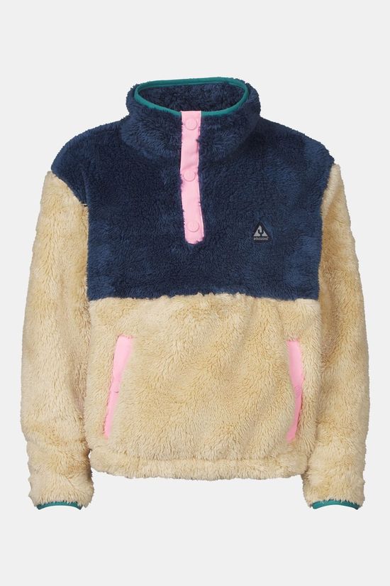 Ayacucho Polaire Danny Snap Fleece G Ecru Blue