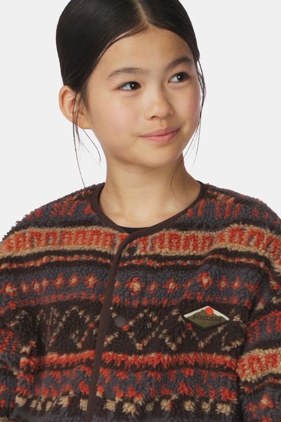 Ayacucho Polaire Nativam Fleece Uni Rust Print