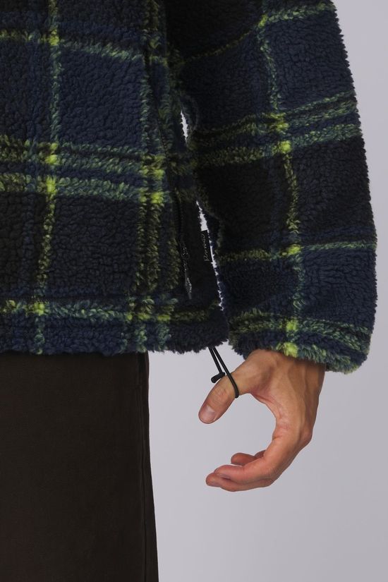 Gramicci Polaire Reversible Sherpa Plaid Jacket Plaid/Black