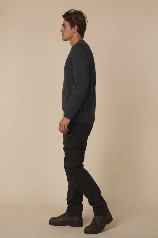 Lyle & Scott Pull Lambswool Blend Charcoal Marl
