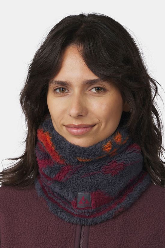 Ayacucho Écharpe Cuddlewrap Highloft Printed Neck Gaiter K Andesite / Oxblood Combo