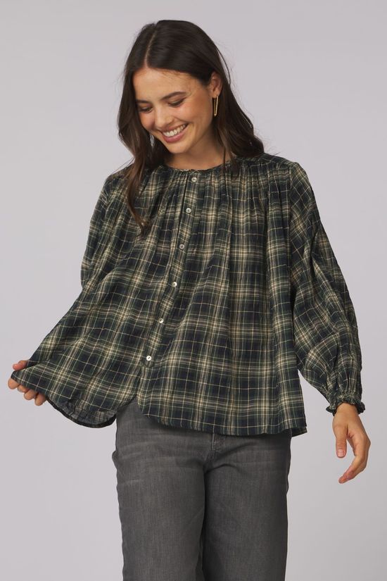 Jc Sophie Hemd Paris Green Check