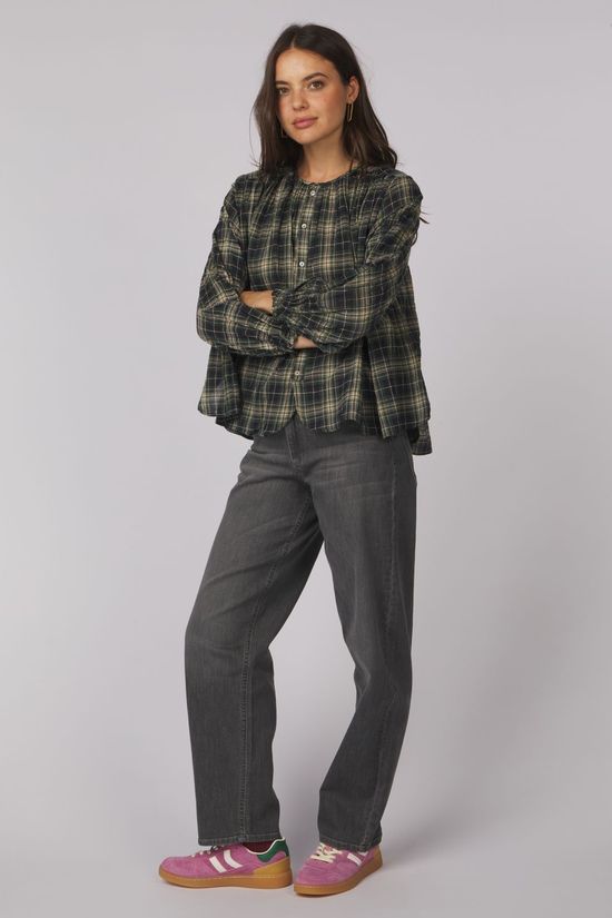 Jc Sophie Hemd Paris Green Check