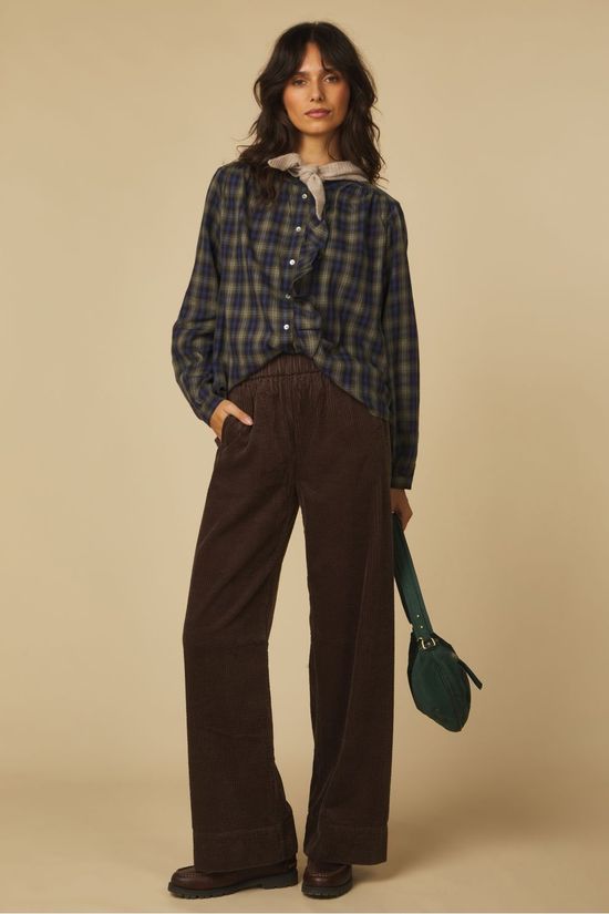 Jc Sophie Hemd Pearl Blue Check