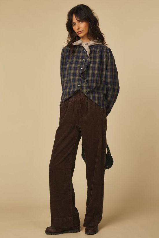 Jc Sophie Hemd Pearl Blue Check