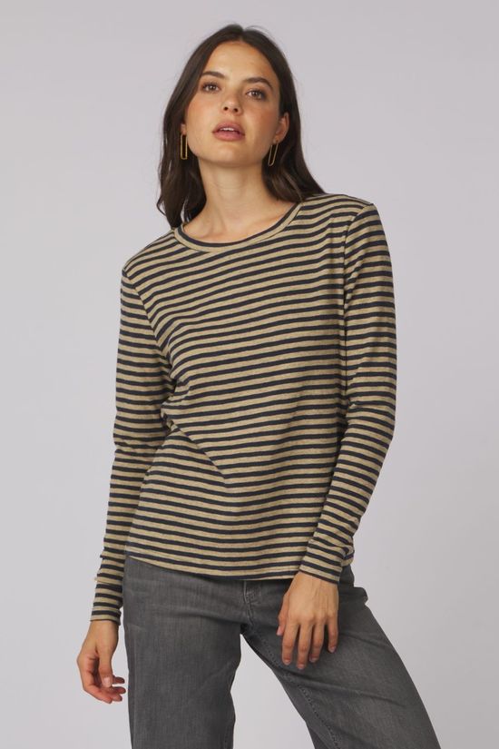 Jc Sophie T-Shirt Prisca Blue/Sand Stripes