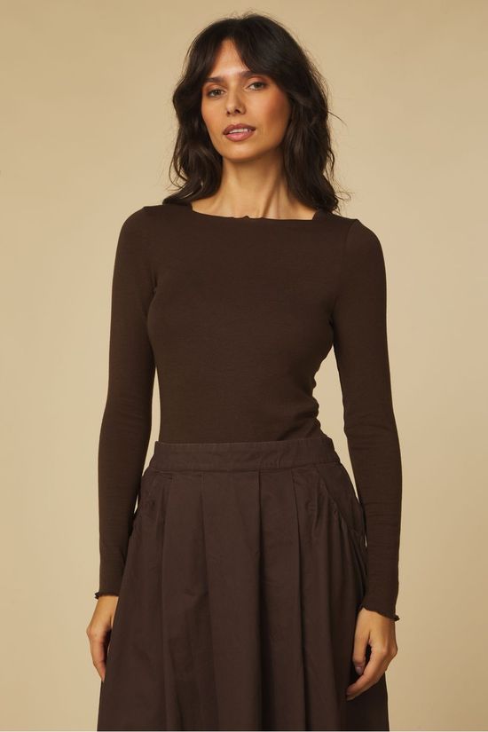 Jc Sophie T-Shirt Praise Dark Brown