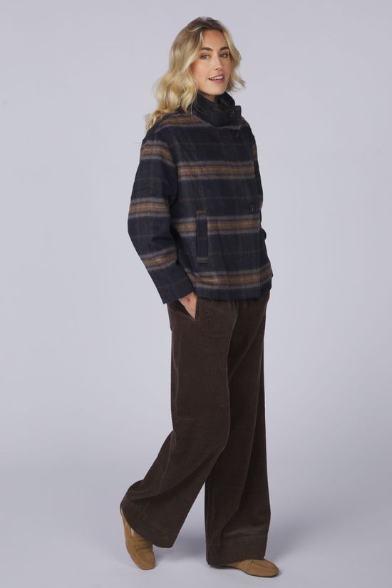 Jc Sophie Mantel Patty Blue Check