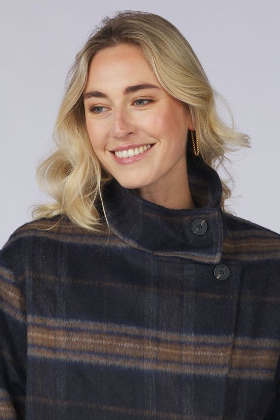 Jc Sophie Mantel Patty Blue Check