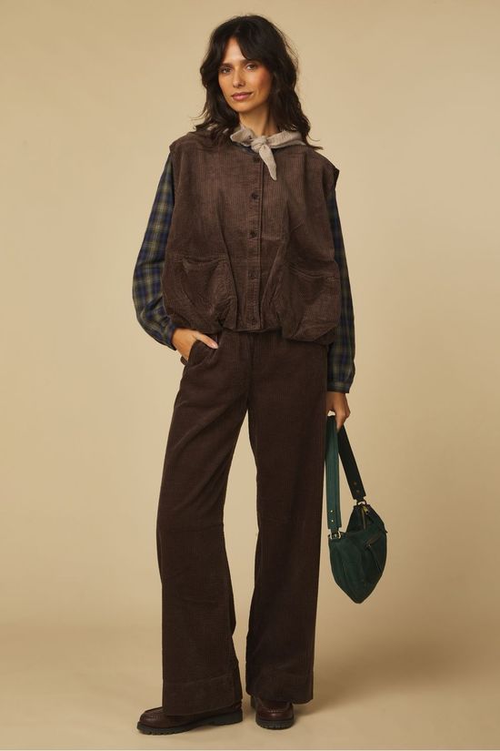 Jc Sophie Pantalon Paxton Dark Brown