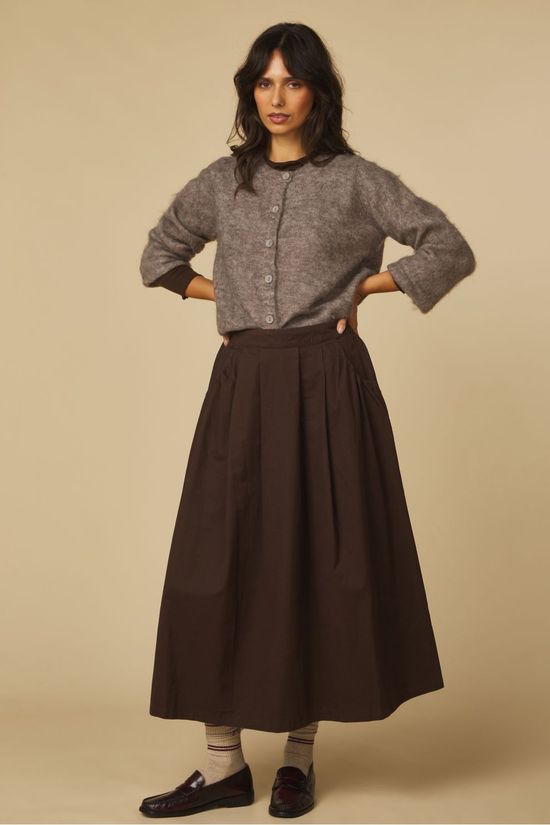 Jc Sophie Cardigan Pepita Shiitake