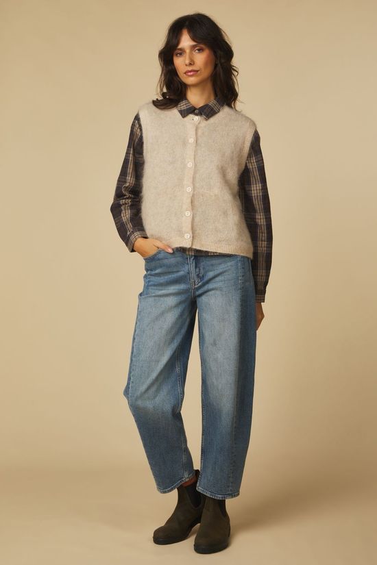 Jc Sophie Cardigan Pepper Sand