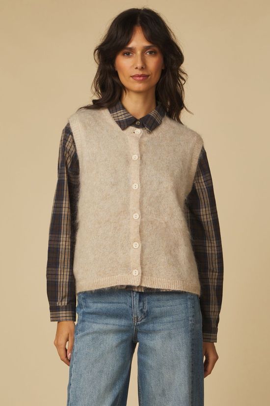 Jc Sophie Cardigan Pepper Sand