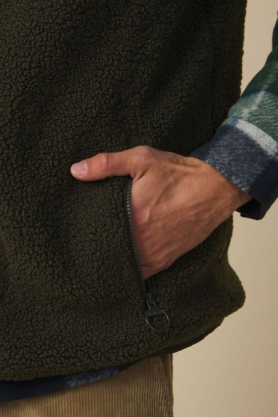 Barbour Gilet Reversible Fleece Sage