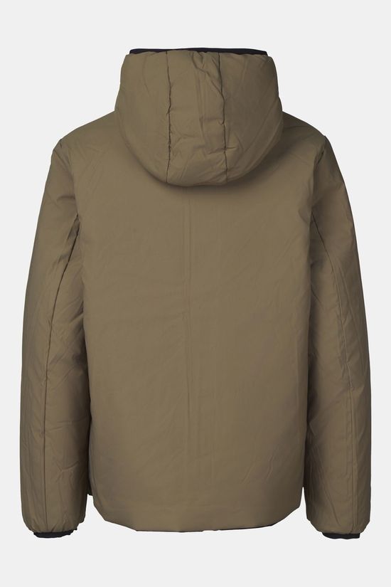 K-Way Regenjas P. Jack St Warm Double Black Pure - Green Army