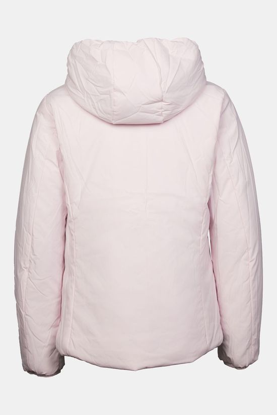 K-Way Veste Imperméable P. Lily St Warm Double Blue Depth - Pink Sallow