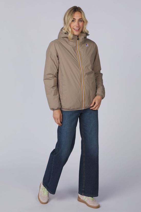 K-Way Veste Le Vrai 4.0 Claude Orsetto Beige Taupe
