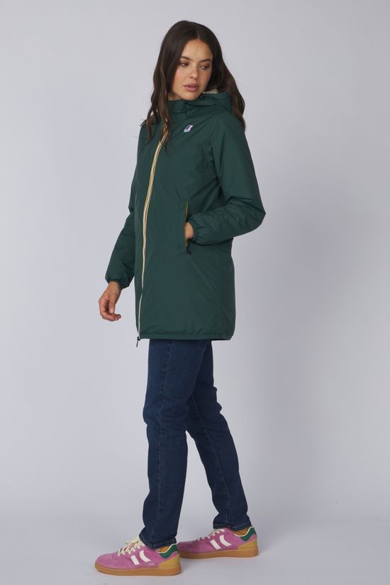 K-Way Veste Jkt K-W Jacinte Orsetto Green Dk Jungle