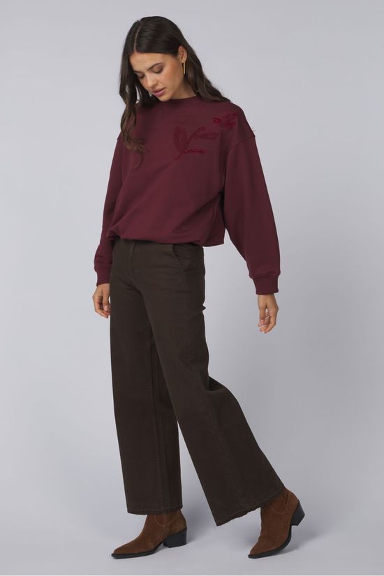 CKS Femmes Pull Swubble Red Dark