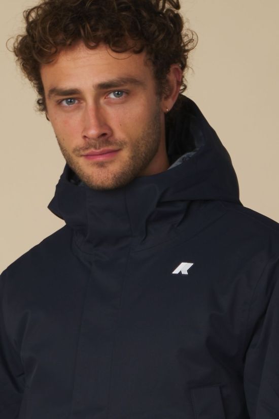 K-Way Veste Jarno Twill Marmotta Blue D - Blue A