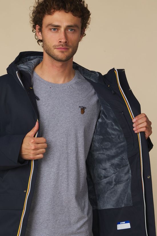K-Way Veste Jarno Twill Marmotta Blue D - Blue A