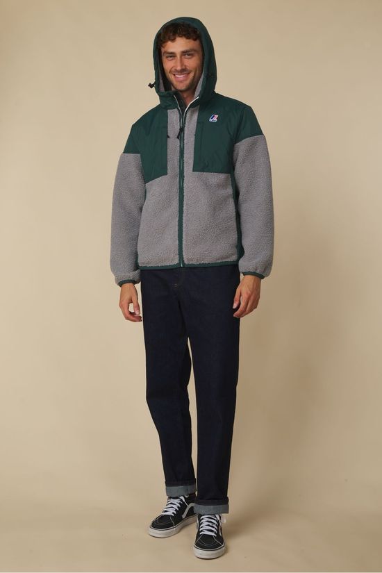 K-Way Veste Samson 4.0 Orsetto Green Dk Jungle - Grey Fros