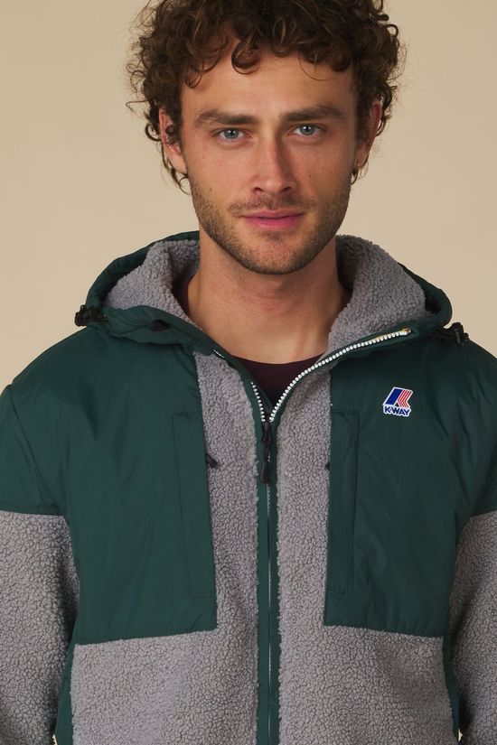 K-Way Veste Samson 4.0 Orsetto Green Dk Jungle - Grey Fros