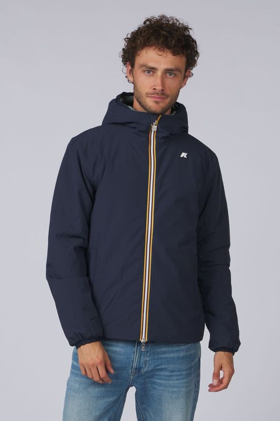 K-Way Veste Jack St Warm Double Blue Depth/Green Balsam