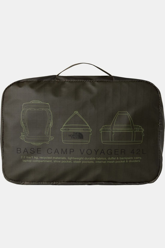 The North Face Reistas Base Camp Voyager Duffel 42L New Taupe Green-Tnf Bla
