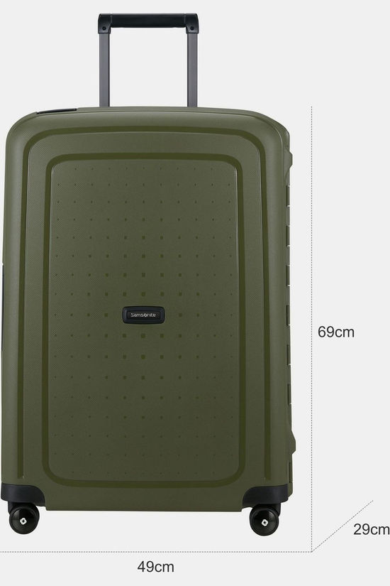 Samsonite Trolley S'Cure Spinner 69/25 Olive